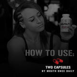 5% Nutrition Rich Piana Mentality cápsulas para claridad mental tras jornadas largas
