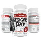 5% Nutrition Rich Piana BiggerByTheDay: información nutricional clara