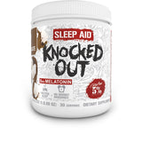 Rich Piana Knocked Out de 5% Nutrition, botella chocolate caliente para sueño reparador.