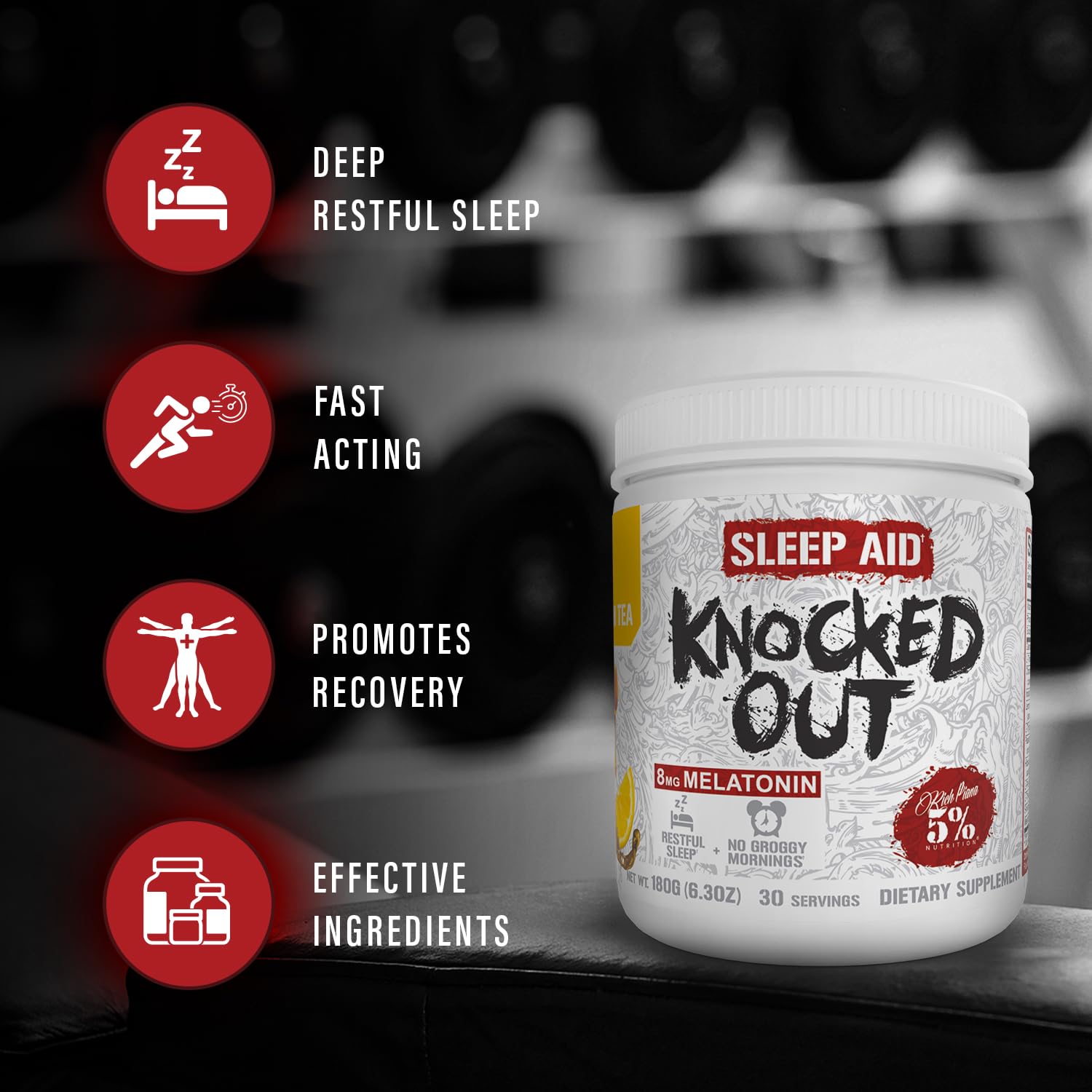 Rich Piana Knocked Out: hierbas tradicionales relajantes para calma nocturna.