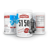 Caféina 400 mg en Rich Piana 5150 para energía sostenida durante el entrenamiento.