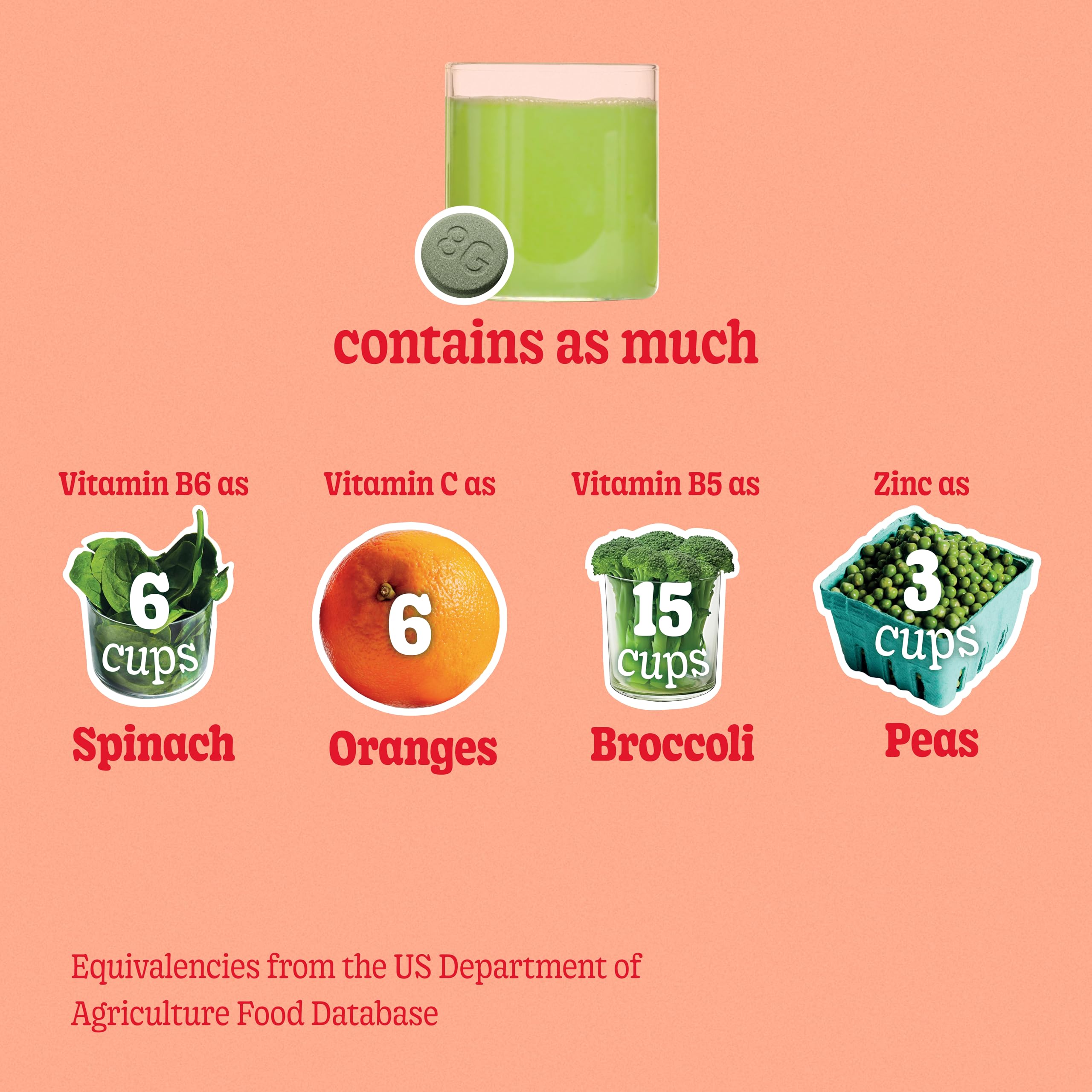 8Greens mezcla de espinaca y algas para nutrientes variados