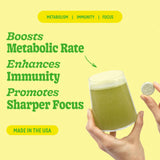 8greens tabletas supergreens: dosis efervescente en agua con sabor frutal.