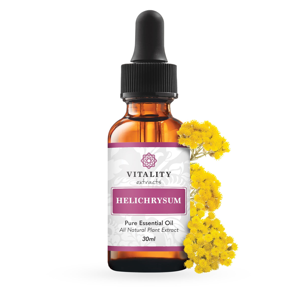 Vitality Helichrysum: botella de 30 ml para cuidado de la piel.