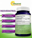aSquared Nutrition Resveratrol uso diario en formato vegano.