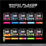 ABE All Black Everything contiene 350 mg de cafeína para energía sostenida