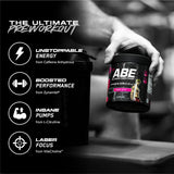 Cafeína de 350 mg en ABE Preentrenamiento para mayor alerta