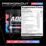 ABE All Black Everything Preentrenamiento Bubblegum Crush muestra el envase para energía sostenida