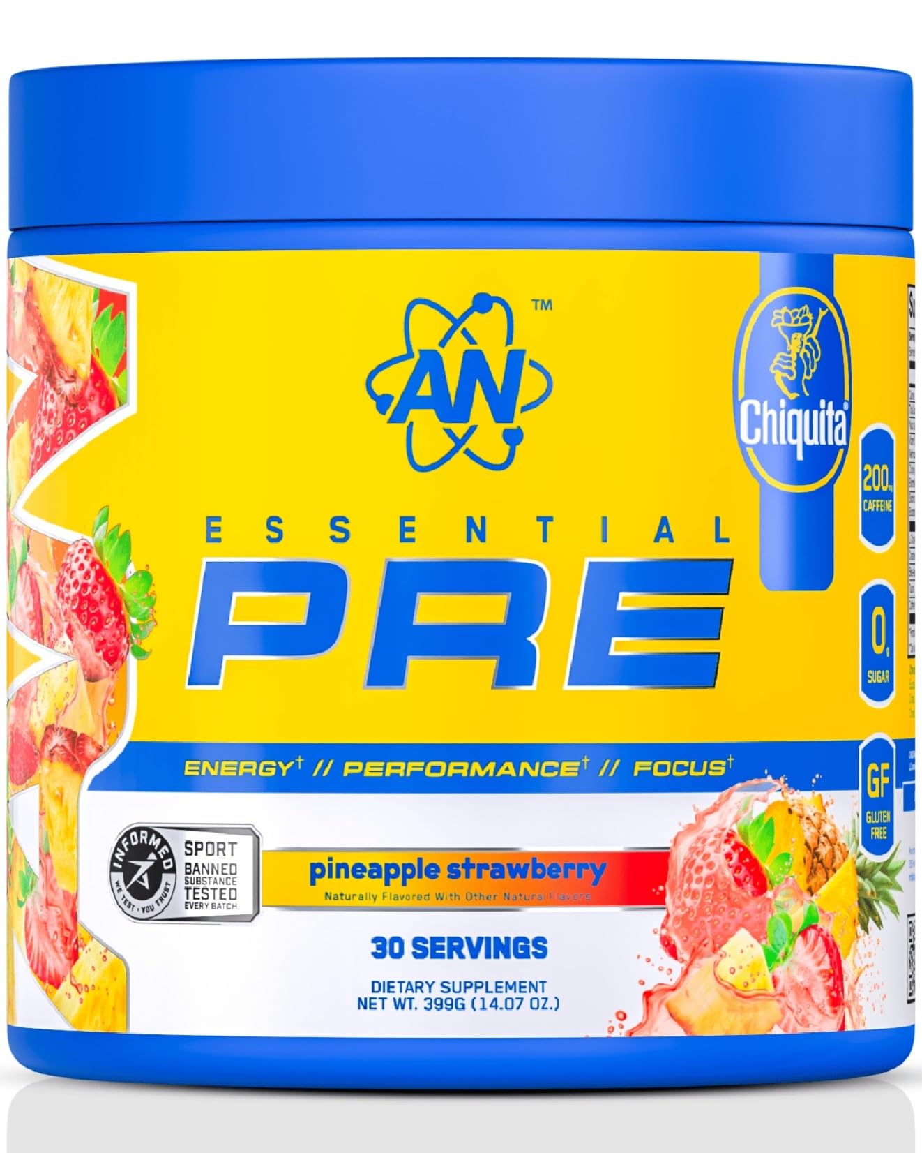 ABE Essentials Pre: medidor en taza para energía rápida antes del entrenamiento