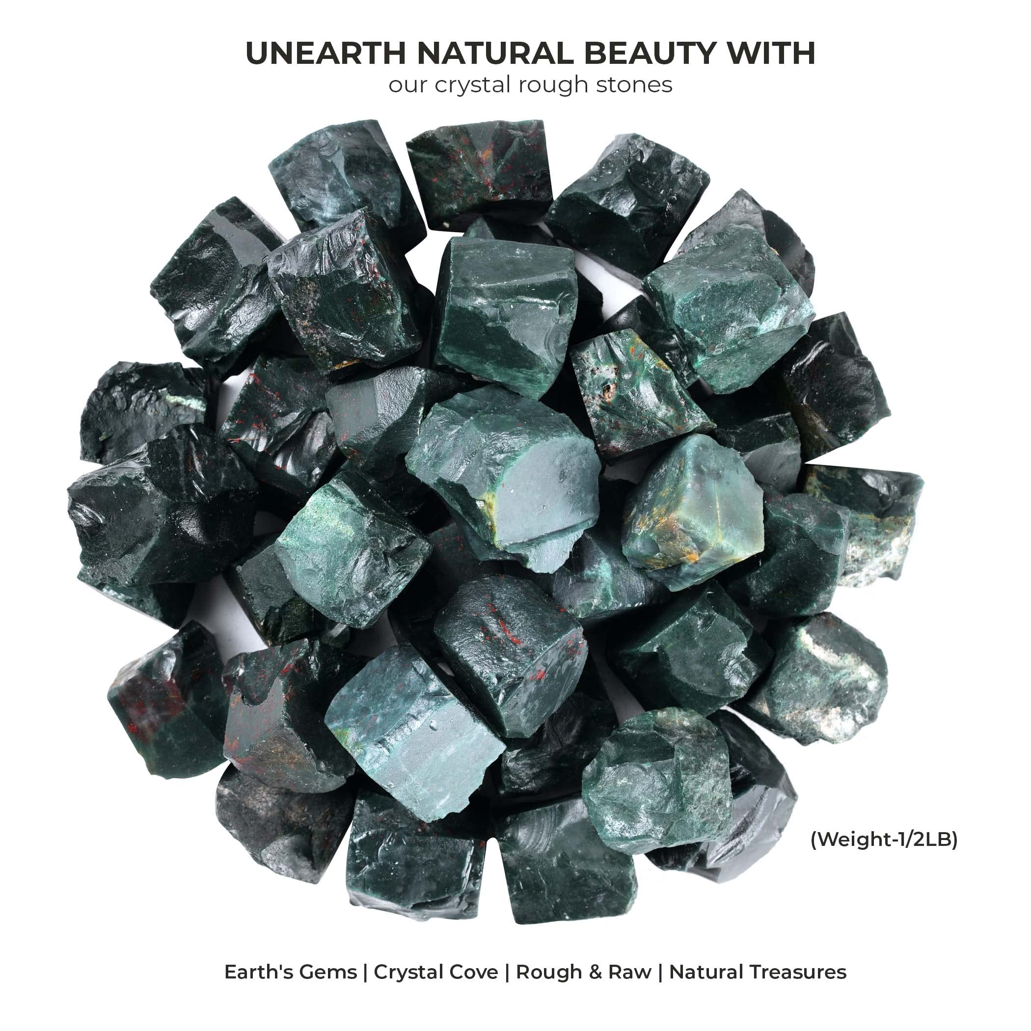 ABHISUBYA Cristales de sangre crudas: piezas toscas para energizar espacios.