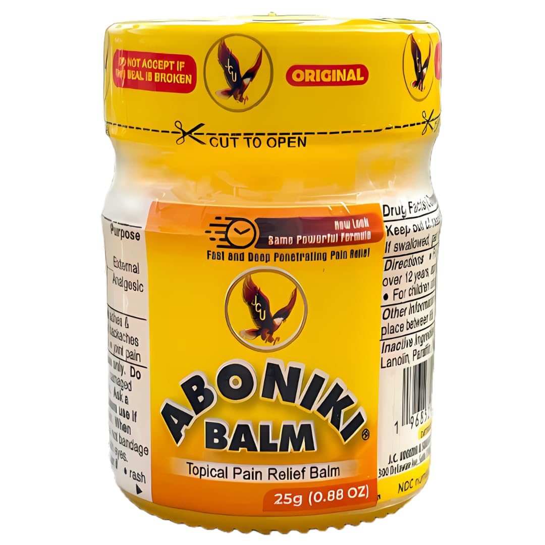 Aboniki Balm, bote de vidrio 25 g para alivio localizado