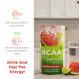 About Time BCAA Hydration Watermelon Lime proceso de mezcla sencillo