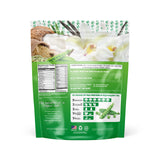 About Time proteína vegana vainilla: cucharada medidora para batidos prácticos.