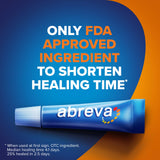 Aplicación en labio con Abreva para inicio de brote.