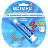 Abreva caja de empaque para almacenamiento práctico y discreto
