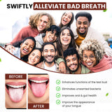 Detalle del rascador de lengua de cobre Absolute Ayurvedic para alcance suave