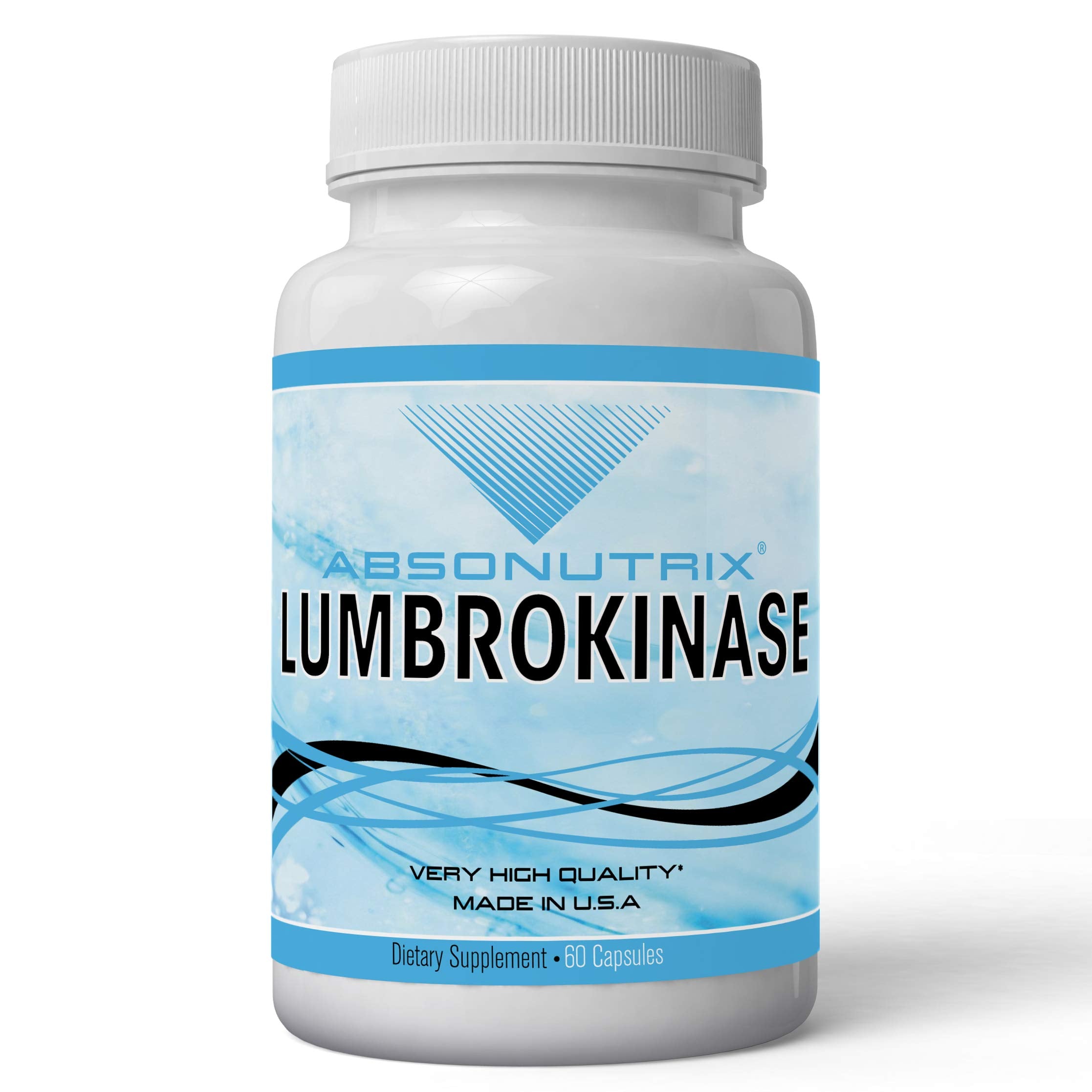 Envase seguro Absonutrix Lumbrokinase fabricado en Estados Unidos