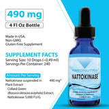 Absonutrix nattokinase: dosis de 10 gotas listas para consumo diario.