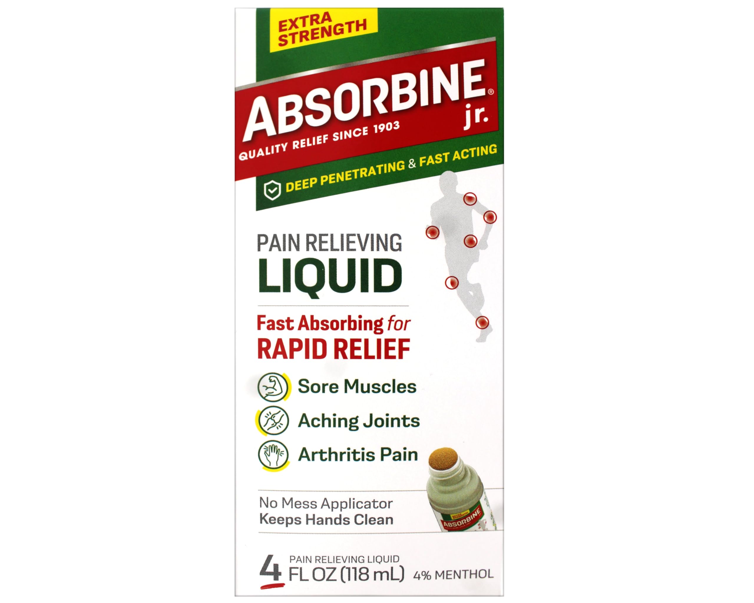 ABSORBINE JR. efecto frío relaja músculos tensos