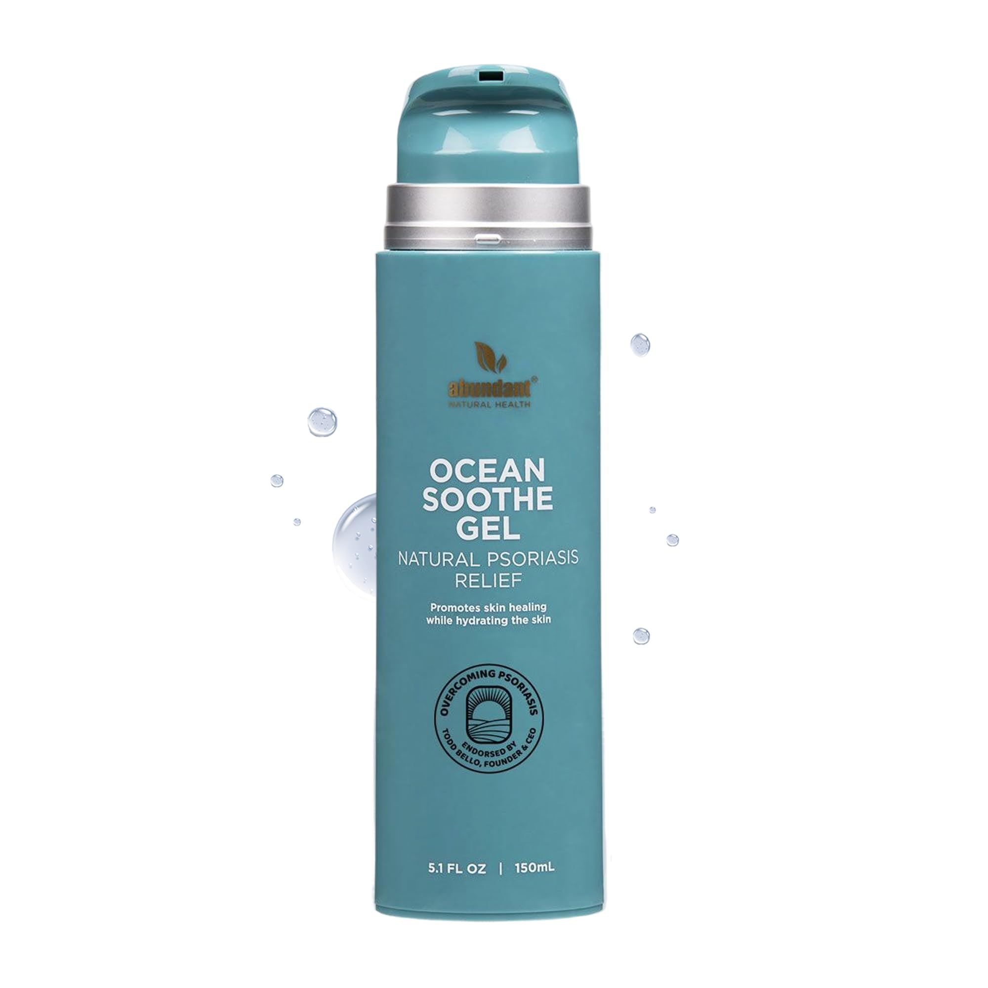 Gel Calma Océano de Abundant Natural Health, envase de 150 ml para hidratación suave