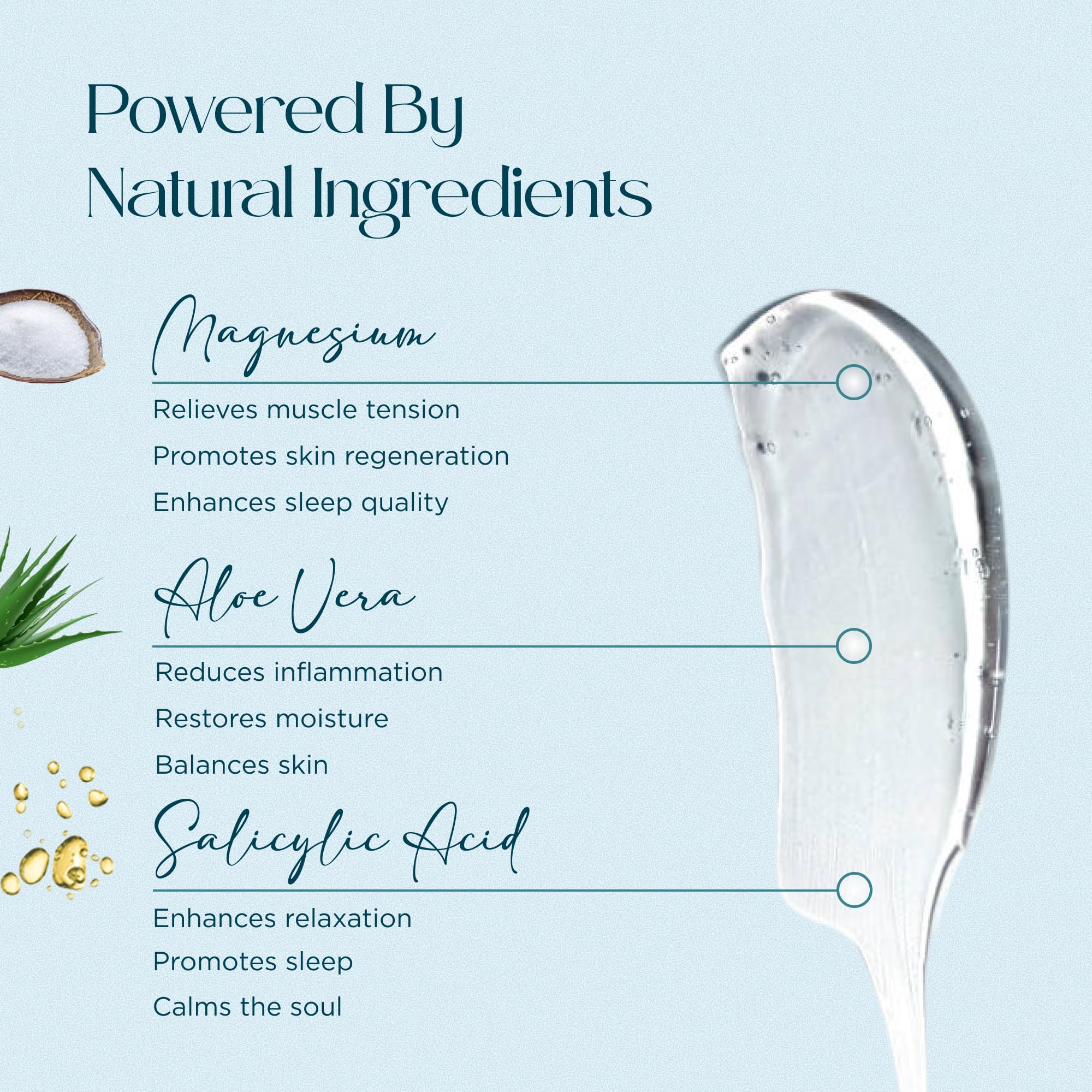 Ingredientes clave: pepino y aloe vera para hidratación suave