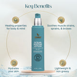 Abundant Natural Health Ocean Soothe Lotion, magnesio 99%, apoyo a la piel