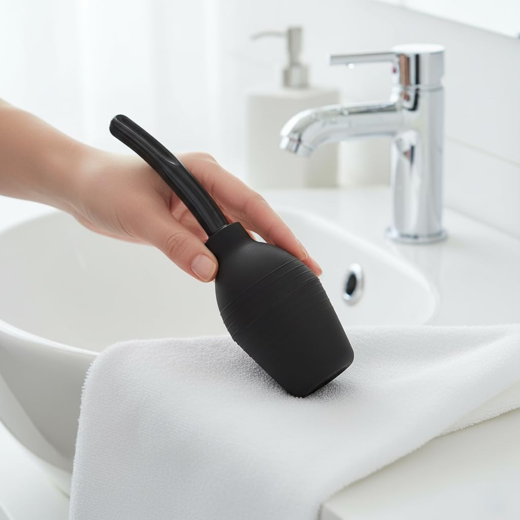 Abyclean aplicador rectal, punta ergonómica para inserción controlada.