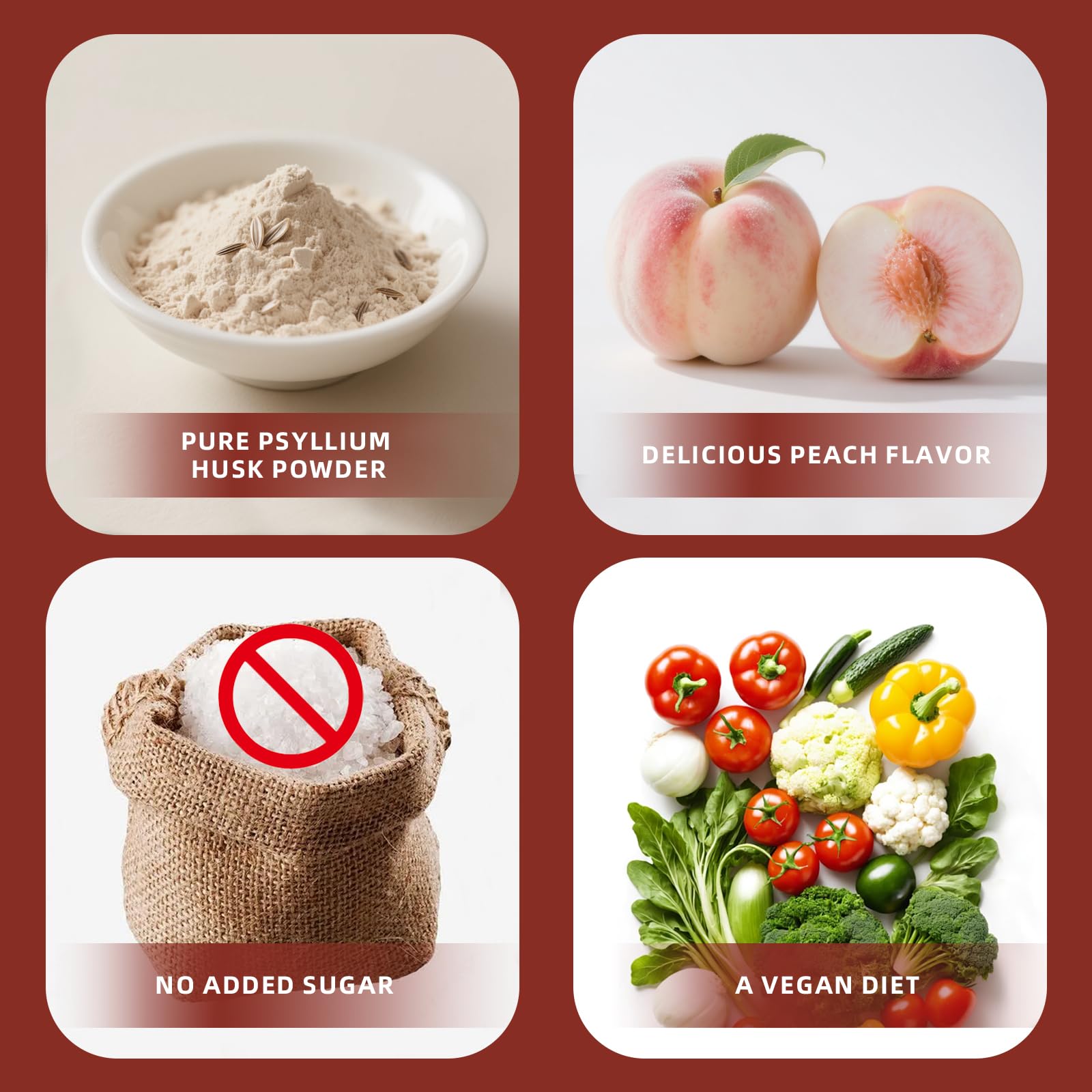 ABYSSUS Psyllium Gummies durazno en empaque, práctico para la rutina diaria.