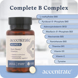 Accentrate Neuro X, cofactores para dopamina y enfoque