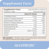 Accentrate Neuro X, P5P para metabolismo de neurotransmisores