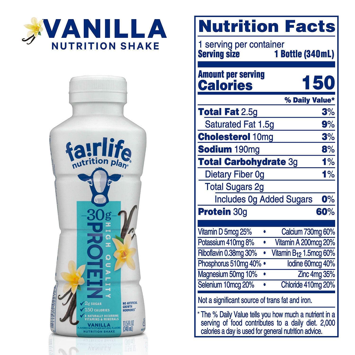 Fairlife Plan Nutricion chocolate batido en botella, sabor intenso