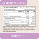 Accentrate110 vitamina B12 para vitalidad y concentración sostenida