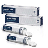 Acemuk NAC 600 mg, tableta visible para apoyo antioxidante diario.