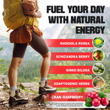 Sabor CranRaspberry natural de Acli-Mate, refrescante y sin aditivos artificiales.