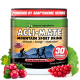 Acli-Mate Mountain Sport Drink Mix en tubo, ideal para hidratación en altura.