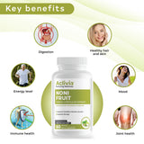 Aclivia Noni hawaiano ingredientes: Morinda citrifolia de origen hawaiano