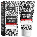 Acolye Crema Numbing 5x en tubo para adormecimiento localizado de molestias menores.