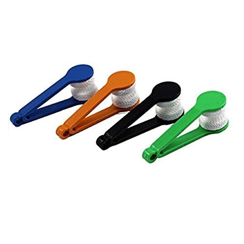A-cool conjunto de 12 limpiadores de microfibra en colores aleatorios.