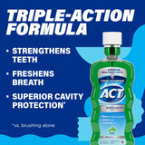 ACT enjuague bucal refrescante de menta para aliento