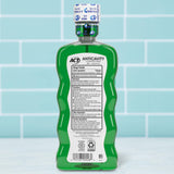 ACT enjuague bucal sin alcohol en botella de menta