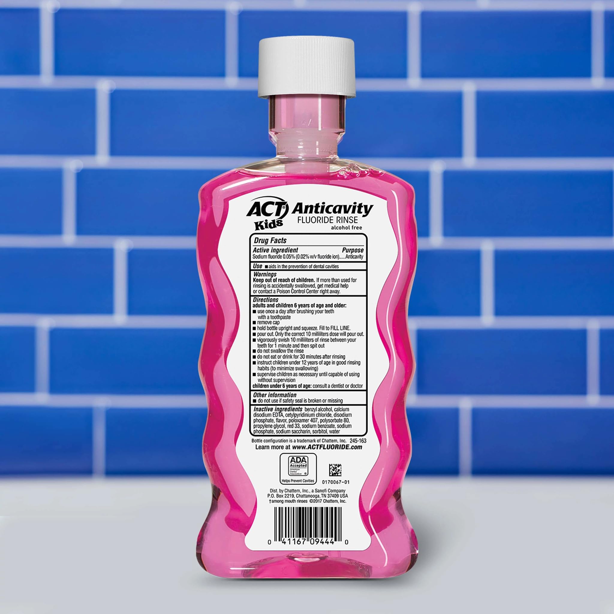 ACT Kids con dosificador de dosis precisa para dosis uniforme en cada uso.