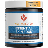 ACTIVATEDYOU Essential Skin Food: cápsulas visibles para piel suave y firme.