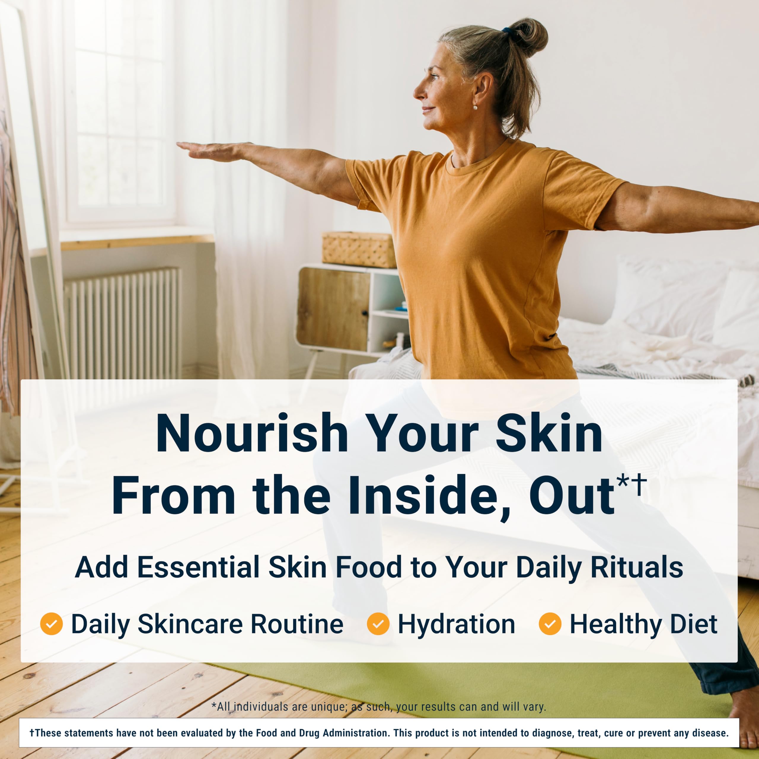 ACTIVATEDYOU Essential Skin Food: textura de la piel más uniforme tras la ingesta diaria.