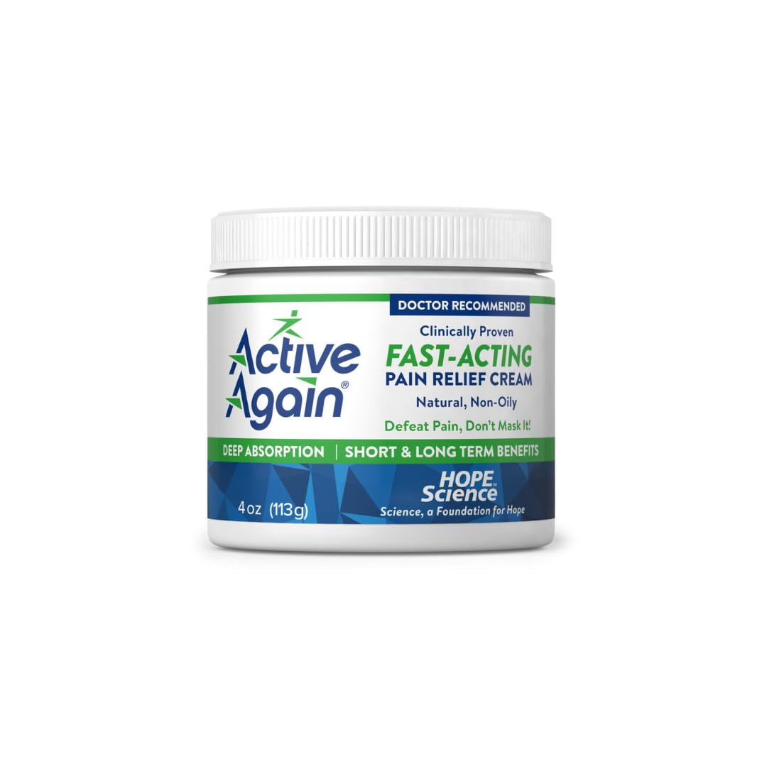 Active Again crema 4oz bote: apoyo a la movilidad articular.