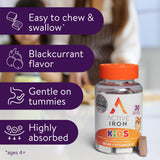 Absorcion doble de ActiveIron para niños, mejor aprovechamiento del hierro.