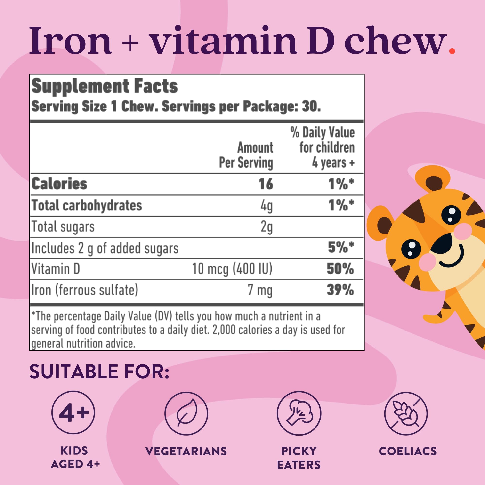 ActiveIron apto para vegetarianos y celíacos, opción segura.