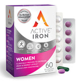 Active Iron: botella de cápsulas, uso diario fácil y seguro.