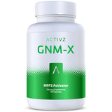 Activz GNM-X frasco de cápsulas para apoyo a la vitalidad diaria.