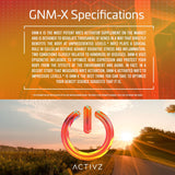 Uso diario de Activz GNM-X para apoyo a la vitalidad.