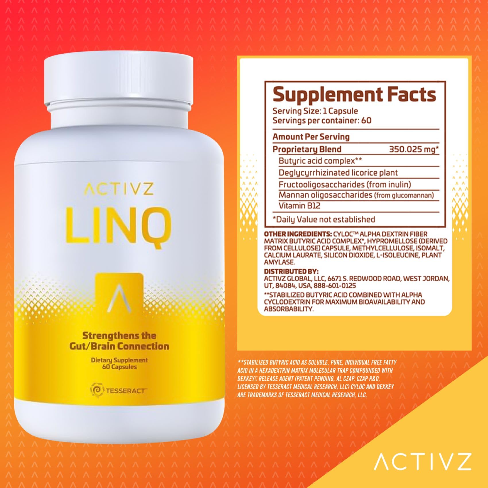 ACTIVZ LINQ, salud intestinal mejorada para una digestión equilibrada.